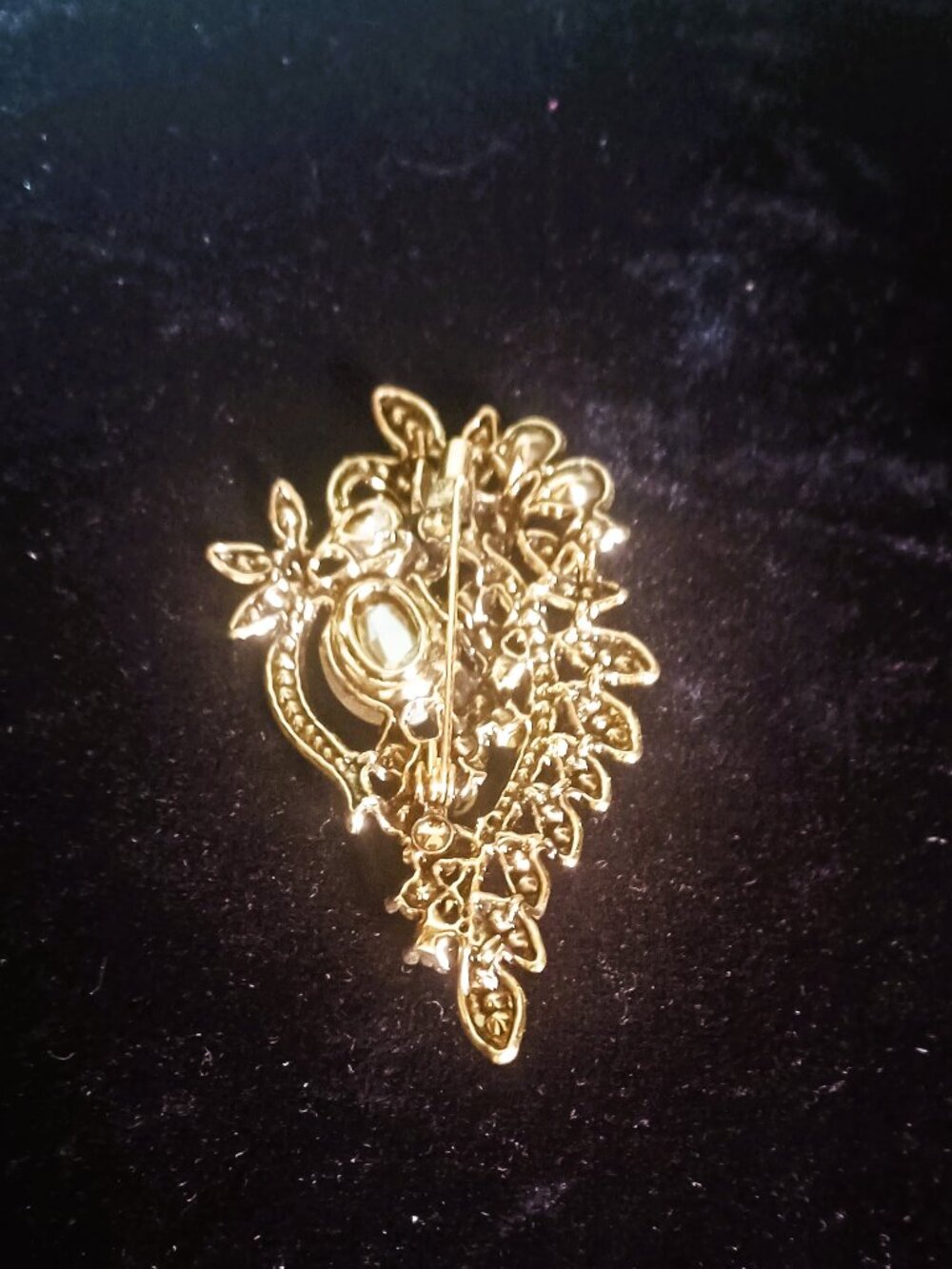 Awesome 3" Rhinestone Brooch - Picture 3 of 5